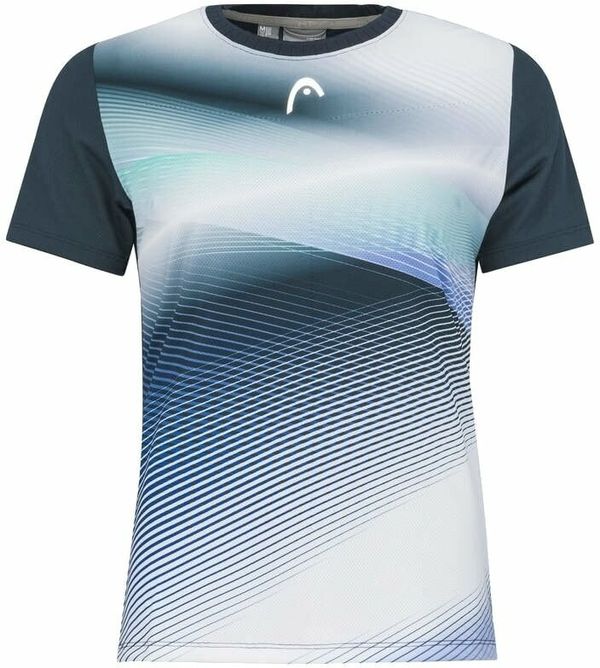 Head Head Performance T-Shirt Women Navy/Print Perf XS Majica za tenis