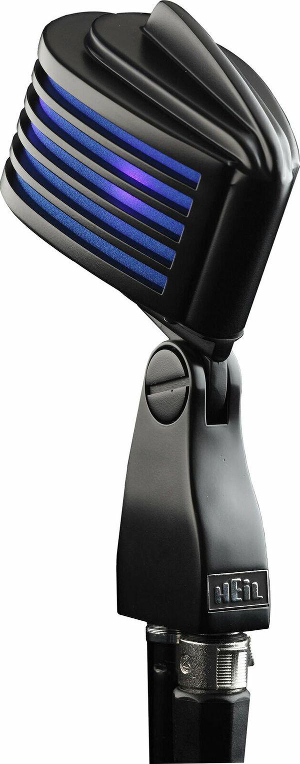 Heil Sound Heil Sound The Fin Black Body Blue LED Retro mikrofon