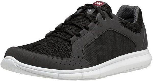 Helly Hansen Helly Hansen Men's Ahiga V4 Hydropower Sneakers Jet Black/White/Silver Grey/Excalibur 42