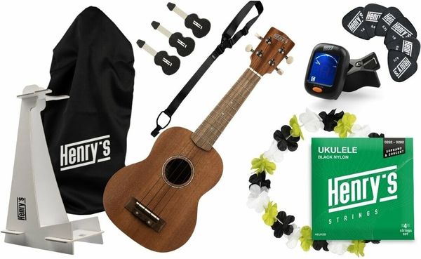 Henry's Henry's HEU10MSFP Soprano ukulele Natural