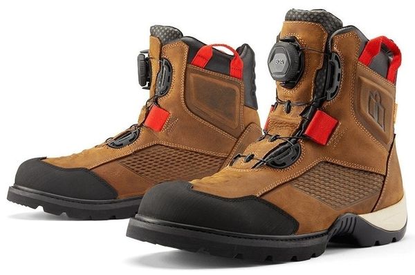 ICON - Motorcycle Gear ICON - Motorcycle Gear Stormhawk WP Boots Brown 43,5 Motociklističke čizme