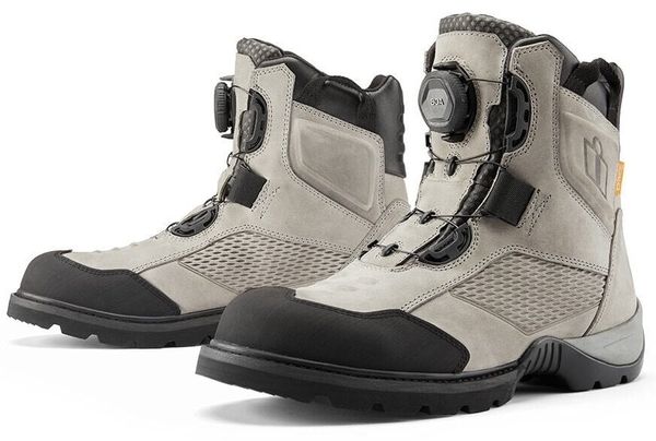 ICON - Motorcycle Gear ICON - Motorcycle Gear Stormhawk WP Boots Grey 42 Motociklističke čizme