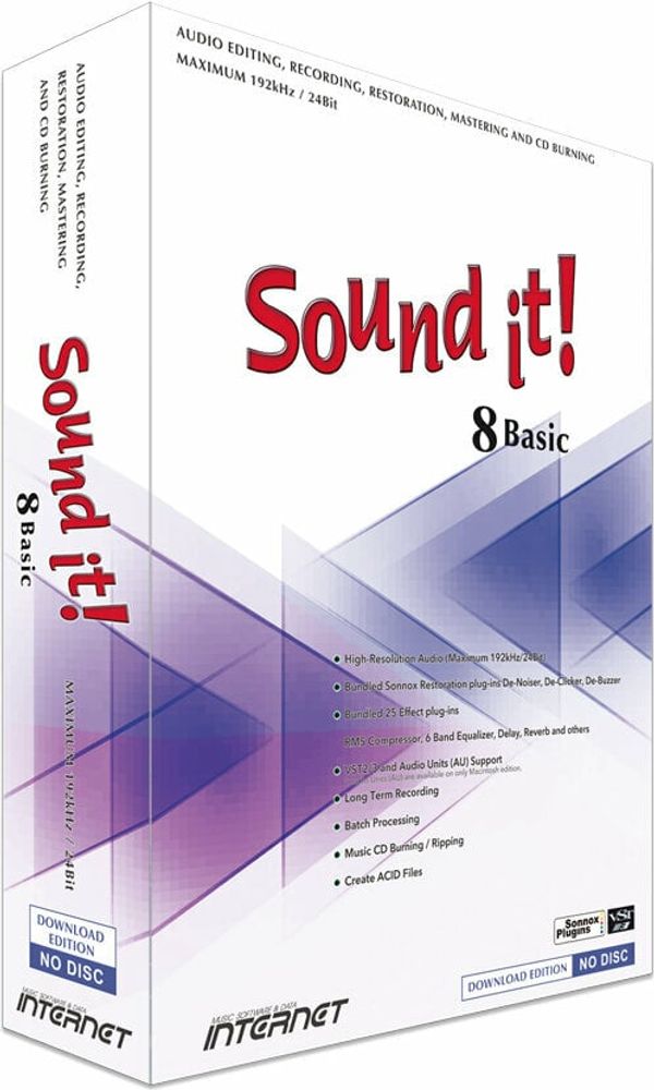 Internet Co. Internet Co. Sound it! 8 Basic (Mac) (Digitalni proizvod)