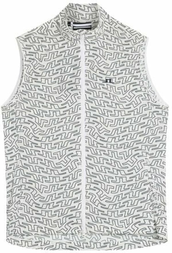 J.Lindeberg J.Lindeberg Ash Light Packable Golf Print White Outline Bridge Swirl XL Prsluk