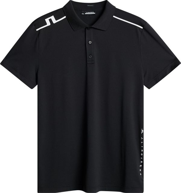 J.Lindeberg J.Lindeberg Lionel Regular Fit Black 2XL Polo majica