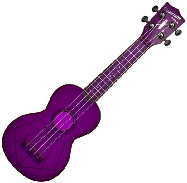 Kala Kala Waterman Soprano ukulele Grape Fluorescent