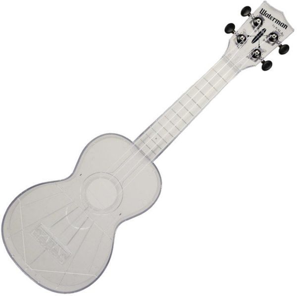 Kala Kala Waterman Soprano ukulele Ice Transparent