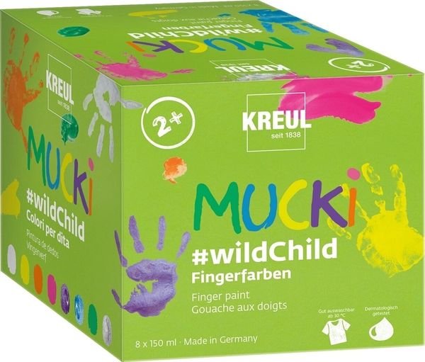 Kreul Kreul 2305 Set boja za prste #Wildchild 8 x 150 ml