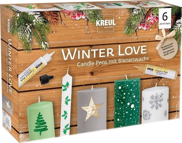 Kreul Kreul 49759 Set pera za svijeće Winter Love 6 kom