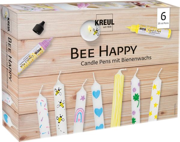 Kreul Kreul Candle Pen Bee Happy Set Uložak za nalivpero 6 kom