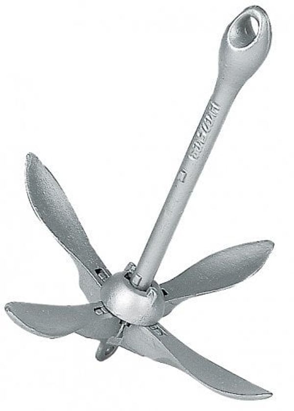 Lalizas Lalizas Folding Anchor Galvanized 3,2 kg Sidro za brod