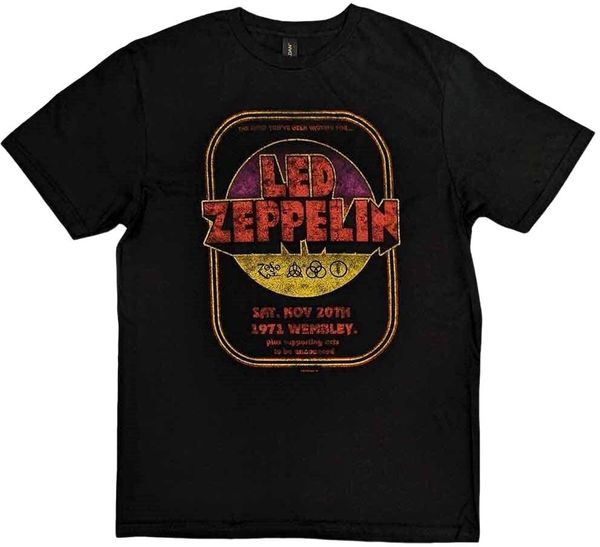 Led Zeppelin Led Zeppelin Košulja 1971 Wembley Unisex Black S