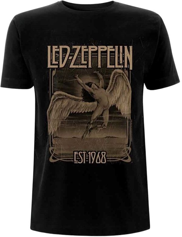 Led Zeppelin Led Zeppelin Košulja Faded Falling Unisex Black L