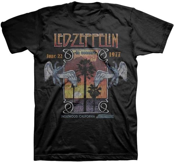 Led Zeppelin Led Zeppelin Košulja Inglewood Unisex Black M