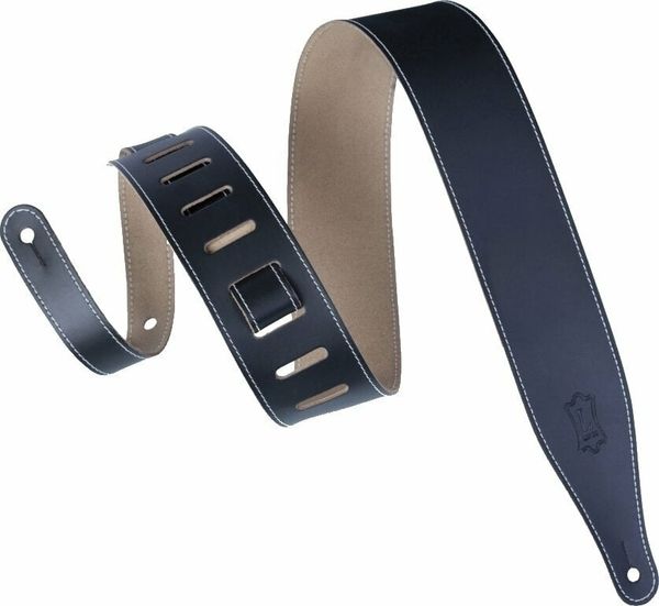 Levys Levys DM17-BLK Kožnati remen za gitaru Black