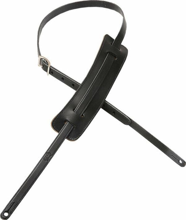 Levys Levys M25 Kožnati remen za gitaru Black