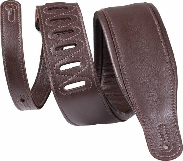 Levys Levys M26GP-DBR-DBR Kožnati remen za gitaru Dark Brown/Dark Brown