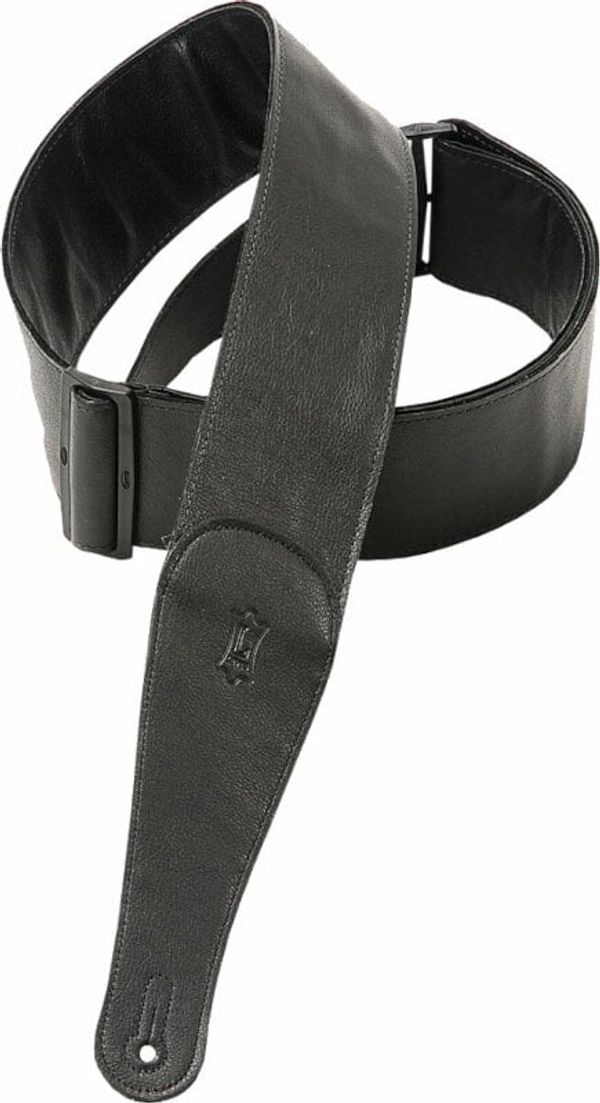 Levys Levys M7GG3 Kožnati remen za gitaru Black