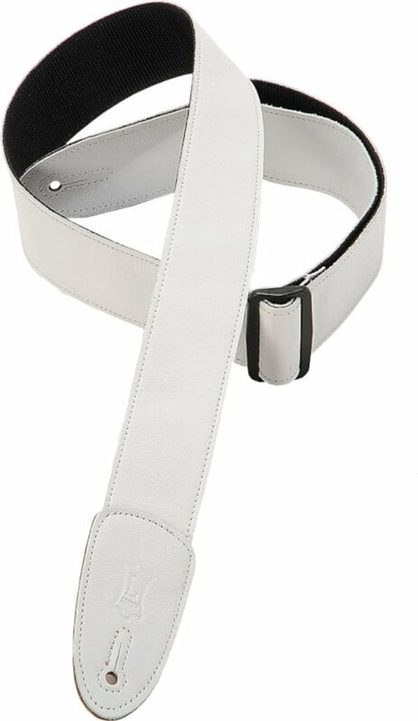 Levys Levys M7GP Kožnati remen za gitaru White
