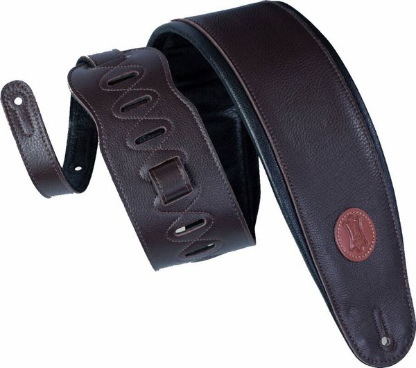 Levys Levys MSS2-4 Kožnati remen za gitaru Dark Brown