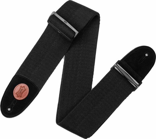 Levys Levys MSSC4-BLK Signature Series 3" Heavy-weight Cotton Bass Strap Black