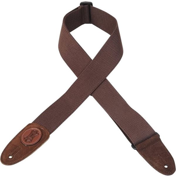 Levys Levys MSSC8 Cotton Guitar Strap, Brown