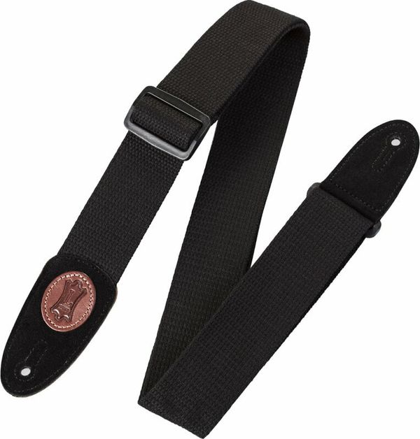 Levys Levys MSSC8-XL-BLK Classics Series 2" Signature Series Cotton Guitar Strap Black