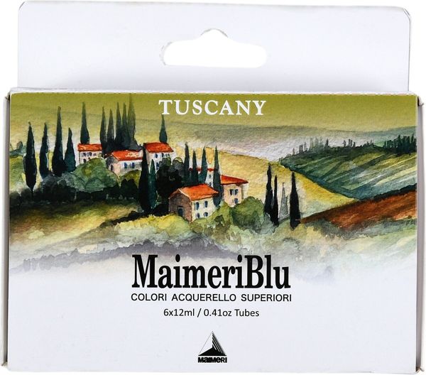 Maimeri Maimeri Blu Set akvarel boja Tuscany 6 x 12 ml 6 kom