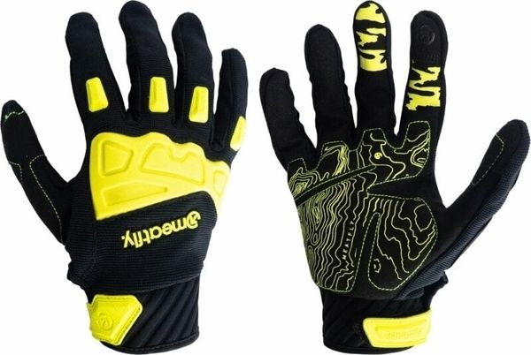Meatfly Meatfly Irvin Bike Gloves Black/Safety Yellow XL Rukavice za bicikliste