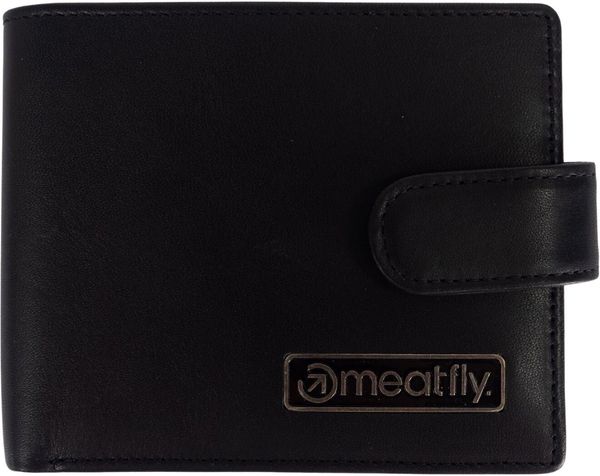 Meatfly Meatfly Nathan Premium Leather Wallet Black Novčanik