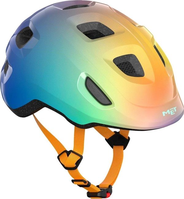 MET MET Hooray Multicolour/Glossy XS (46-52 cm) Kaciga za bicikl za djecu