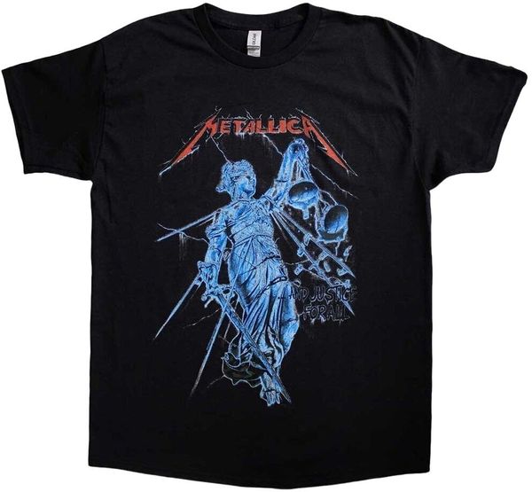 Metallica Metallica Košulja Blue Justice Unisex Black M