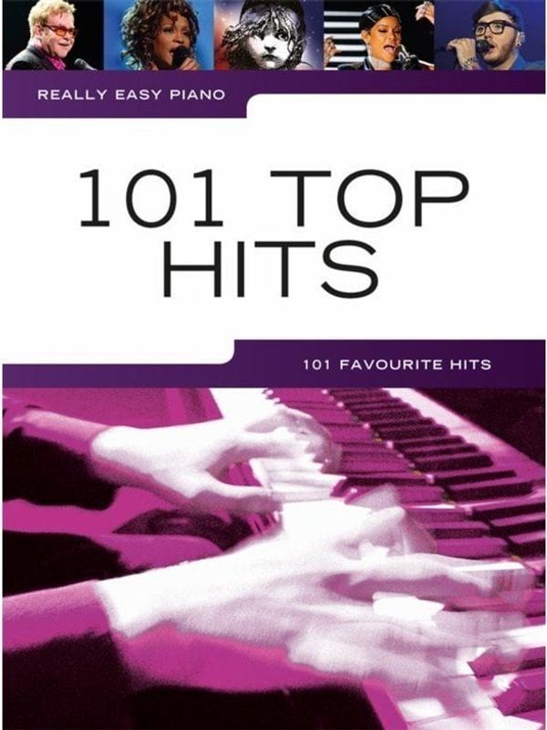 Music Sales Music Sales Really Easy Piano: 101 Top Hits Nota