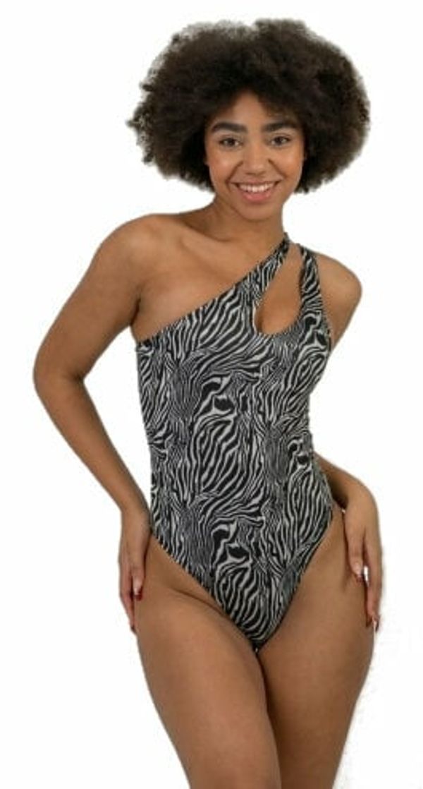 Nebbia Nebbia Fortaleza Monokini - Zebra Zebra White S Ženski kupaći kostimi