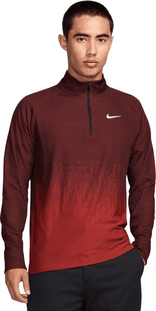 Nike Nike Dri-Fit ADV Half-Zip Dragon Red/Burgundy Crush/White XL