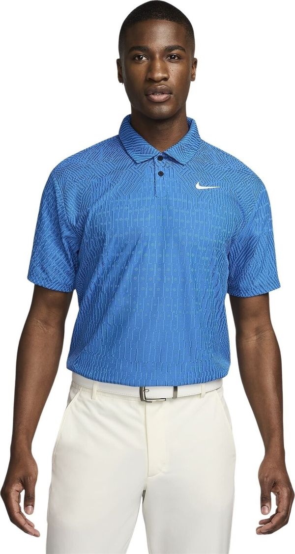 Nike Nike Dri-Fit ADV Tour Mens Polo Light Photo Blue/Court Blue/White XL
