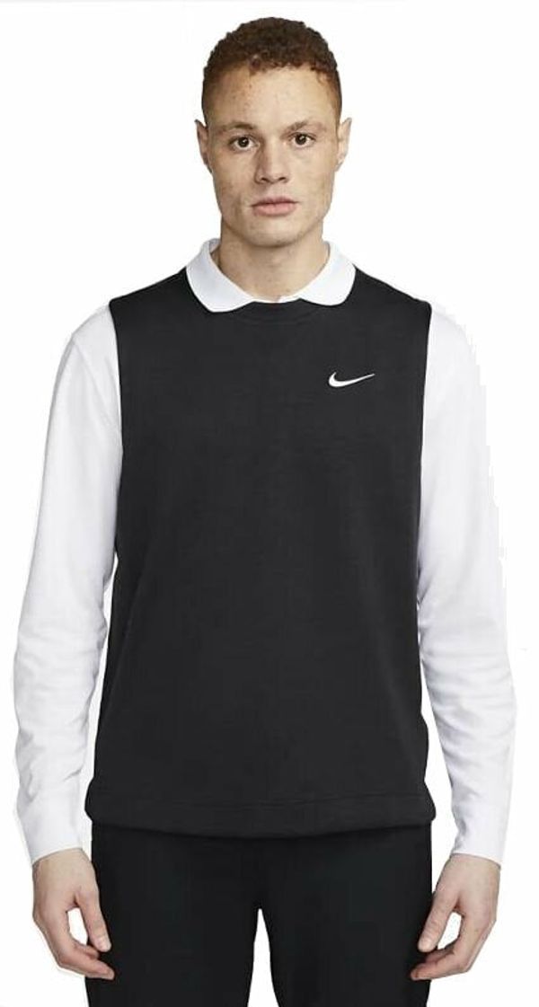 Nike Nike Dri-Fit Tour Golf Gilet Black/White S Majica dugih rukava