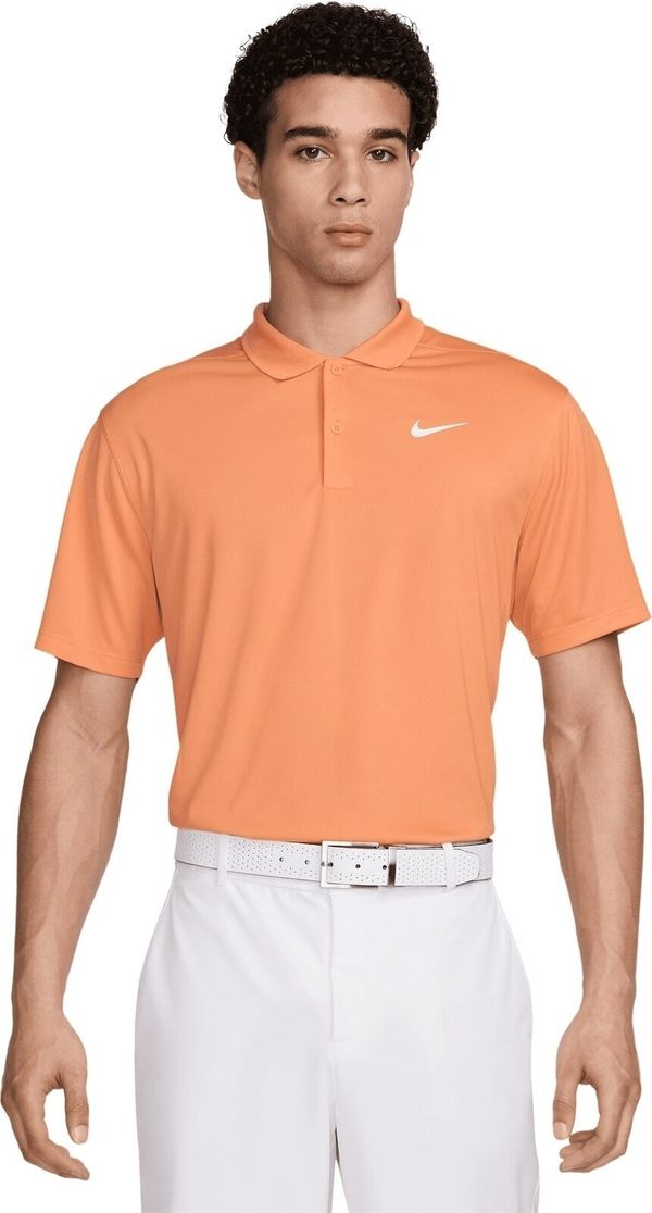 Nike Nike Dri-Fit Victory Solid Mens Polo Orange Trance/White XL