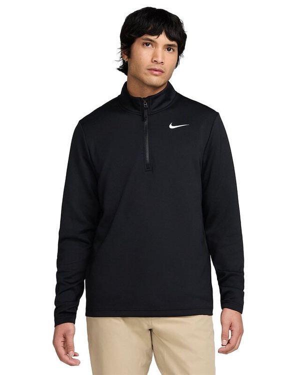 Nike Nike Dri-Fit Victory Therma Flex 1/2 Zip Mens Top Black/Black/White XL Majica dugih rukava
