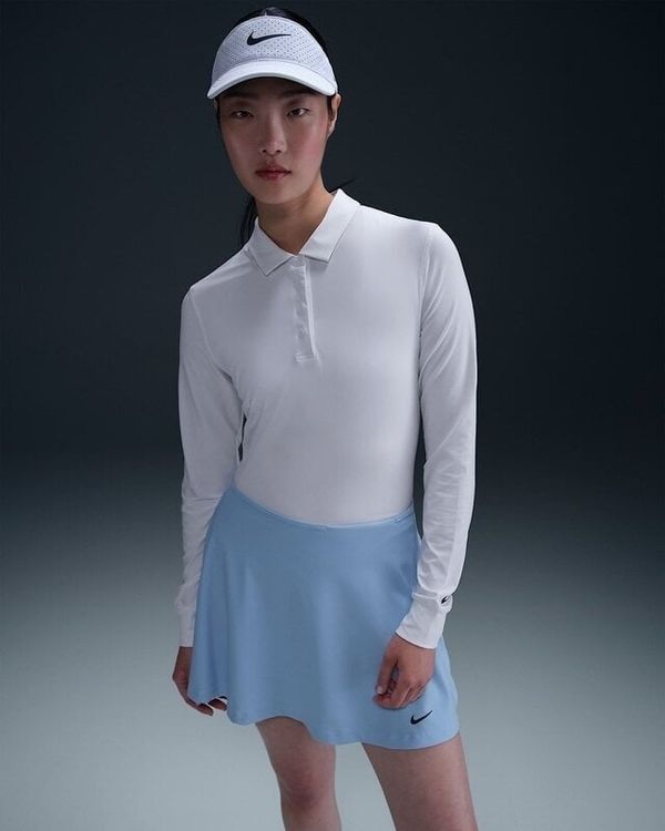 Nike Nike Dri-Fit Victory Womens Long Sleeve White/Black XS Polo majica