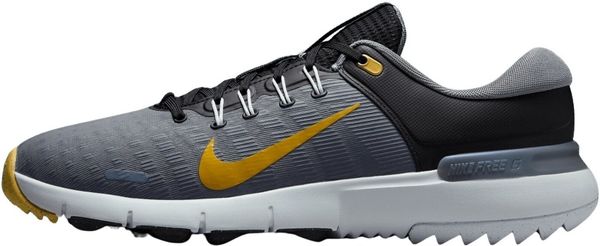 Nike Nike Free Unisex Black/Cool Grey/Pure Platinum/Infinite Gold 45 Muške cipele za golf