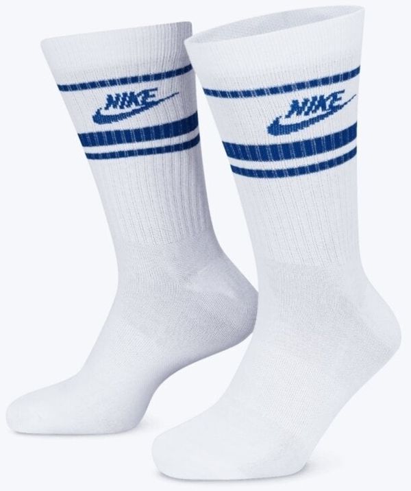 Nike Nike Sportswear Dri-FIT Everyday Essential Čarapa White/Game Royal/Game Royal L