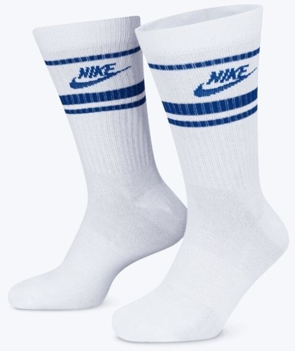 Nike Nike Sportswear Dri-FIT Everyday Essential Čarapa White/Game Royal/Game Royal M