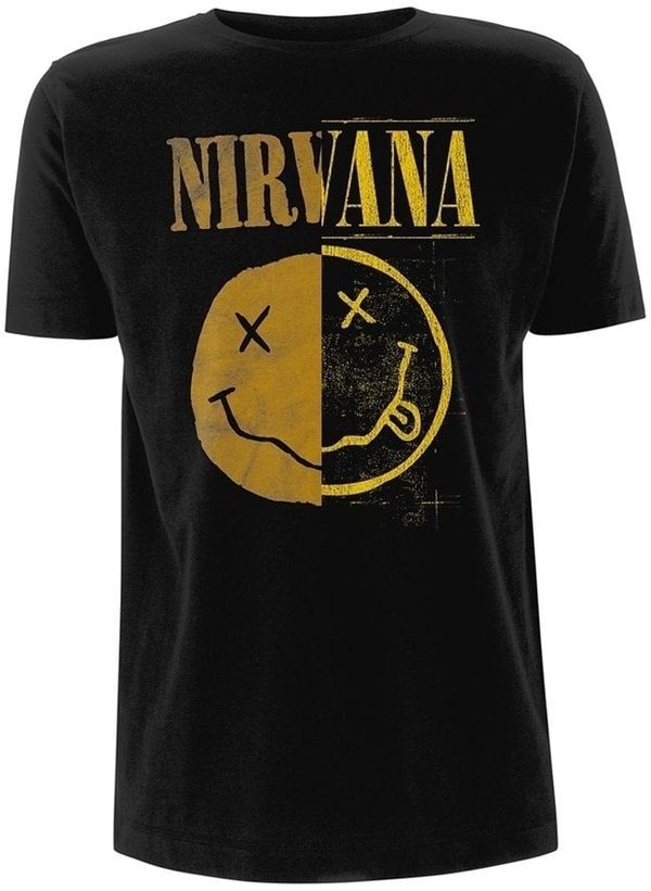 Nirvana Nirvana Košulja Spliced Happy Face Black L