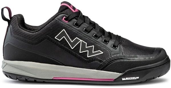 Northwave Northwave Womens Clan Shoes Black/Fuchsia Ženske biciklističke cipele