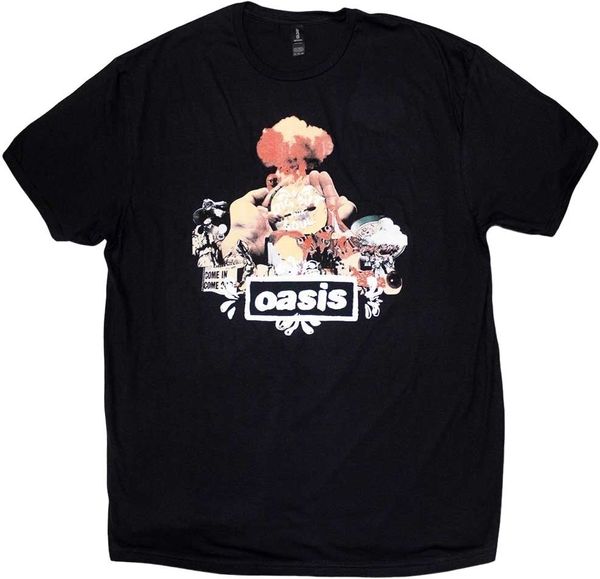 Oasis Oasis Košulja Atomic Collage Unisex Black L
