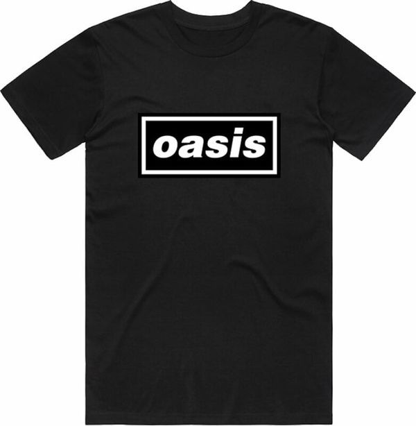 Oasis Oasis Košulja Decca Logo Unisex Black M