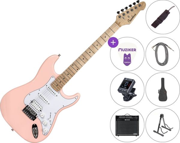 Pasadena Pasadena ST-11 SET 80W Pink Električna gitara