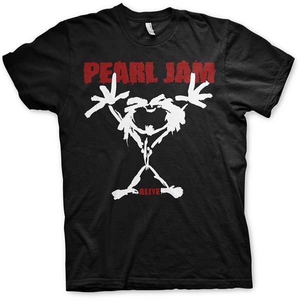 Pearl Jam Pearl Jam Košulja Stickman Unisex Black 2XL