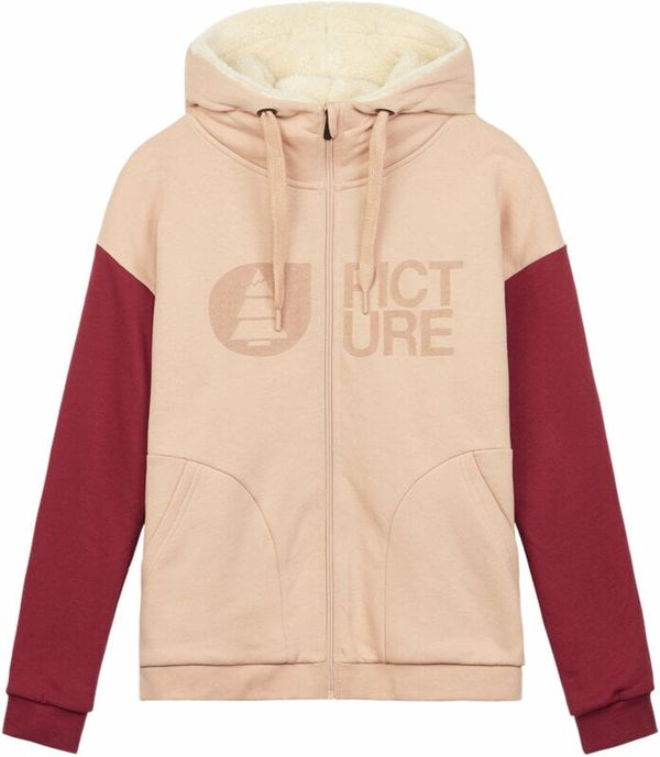 Picture Picture Basement Plush Z Hoodie Women Rose Creme XS Majica s kapuljačom